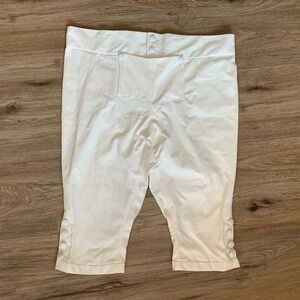 Vintage royal breeches with tie waist and front buttons white - size large mens